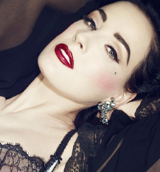 Lingerie Von Follies By Dita Von Teese Collection Man Catcher Tangerine