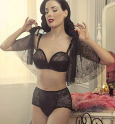 Lingerie Von Follies By Dita Von Teese Collection Overwire Bra