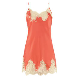 LISE CHARMEL babydoll en soie Gravure Corail